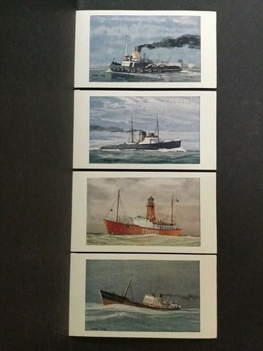 Warner's Observer's Picture Cards VIII vaisseaux complet 32 cartes vintage set 1955 en boîte - Photo 4/10