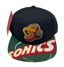 Mitchell & Ness Seattle Supersonics Swingman Pop HWC Adjustable Snapback Hat Cap