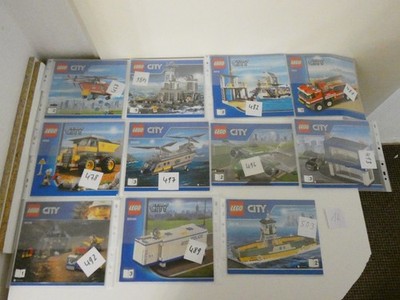 Lego City und andere Bauanleitung 20 Stück nr 16