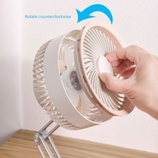 Various Directional USB Desktop Fan Small Design Quiet Operation ABS Texture