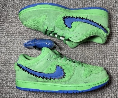 Size 9.5 - Nike SB Dunk Low x Grateful Dead Green Bear 2020