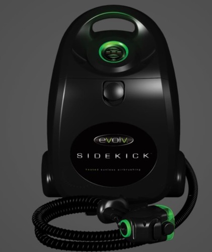 Evolv Sidekick Heated Airbrush Spray Tan Machine with Spray Tan Gun