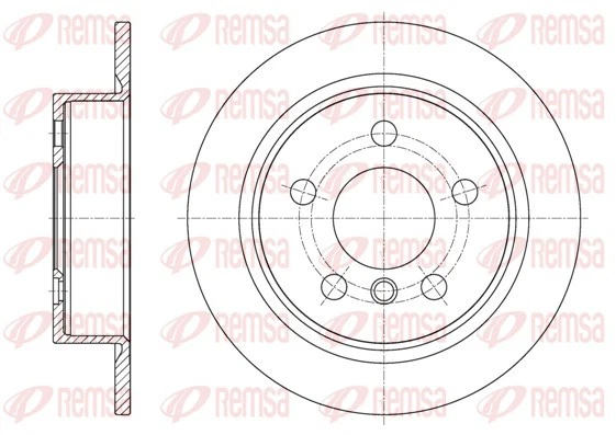 2x BRAKE DISC 61618.00 FOR MINI B37 C15 A 1.5L B3815/B3615A 1.5L 3cyl 2.0L 4cyl - Image 2 of 4