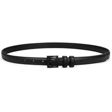 Skinny Belt for Jeans Dresses Candy Color Thin Waist Belt with Square Buckle ...
