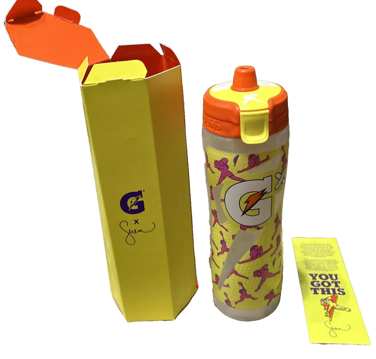 RAPTIZ Bouteille D'eau 32 Oz Avec Paille Avec Poignée AUTOSEAL SANS BPA Bouteilles Transparentes Couvercle Rabattable Costume Sports De Bureau Ecole De Voyage Etc Gpti3802