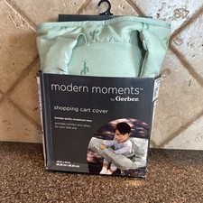 Gerber Modern Moments Green Shopping Cart Cover Size 32 in x 34 in