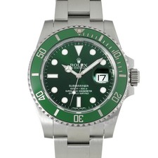 Rolex ROLEX Submariner date 116610LV green WATCH 730200