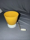 R•Federal Housewares Nut/Spice Chopper Grinder Vintage Harvest Gold w/Lid