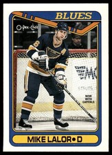 1990-91 O-Pee-Chee !!! Mike Lalor Rookie St. Louis Blues #341