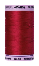 Country Red 0504 | Silk-Finish Cotton 50wt - #9104 (500M / 547Y Spool) | Mettler