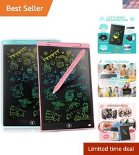 Lightweight LCD Writing Tablet 8.5-Inch - Eye-Safe Doodle Board for Kids
