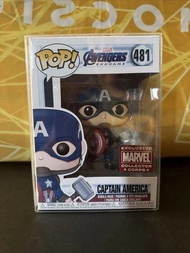 Funko Pop! Captain America #481 - Exclusive Marvel Collectors Corps