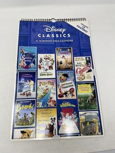 DISNEY Classics 2024 Wall Calendar - 13 Posters Spiral Bound 17" x 11"