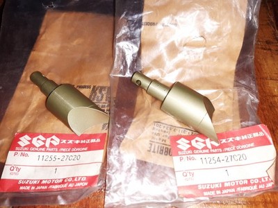 NOS SUZUKI RM 125 1989 - 1991 POWER VALVE SET / PAAR 11254-27C20 11255-27C20