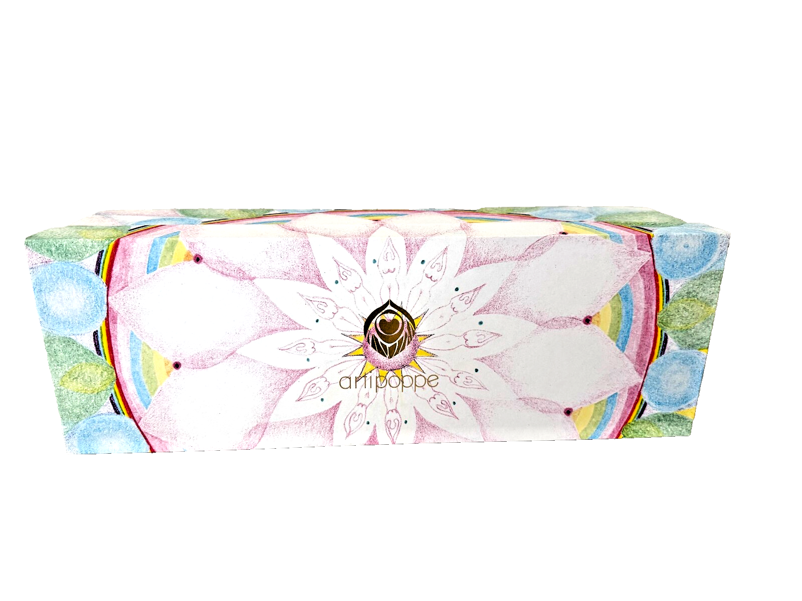 Aripoppe Baby Carrier Gift Box Floral Rainbow 18.5x6.5x5in LK-image