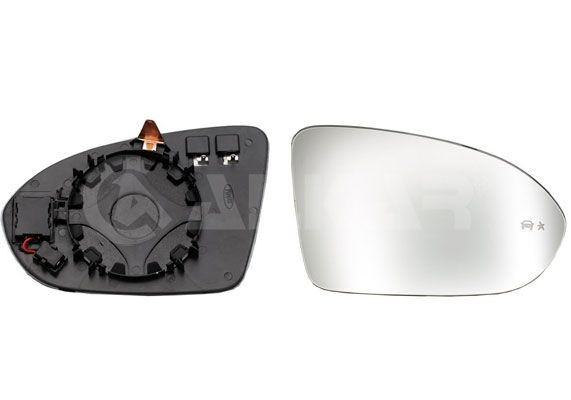 Spiegelglas Aussenspiegel Rechts Alkar 6436730 FÜR Opel Ersatzglas Spiegel-image
