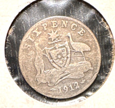 Australia 1912 L six pence KM 25 Fine