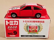Vintage Tomy Tomica 30th Anniversary 9 Toyota Corolla Levin Ae86 Since 1970 Vintage Tomy Tomica 30th Anniversary 9 Toyota Corolla Levin Ae86 Since 1970