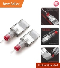Professional 8Pcs Curved Magnum Tattoo Cartridge Needles - 0.35mm Surgical Steel