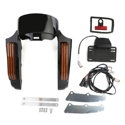 Kotflügel Hinten Rücklicht Amber für Touring Road King FLHR Street Glide FLHX