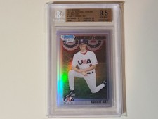 Robbie Ray 2010 Bowman Chrome 1st Refractor USA #d /777 (BGS 9.5)