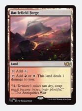 Battlefield Forge | MTG Tarkir Dragonstorm (TDC) | Rare | Pain Land | NM