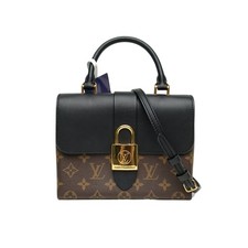 LOUIS VUITTON Locky BB Black PVC Shoulder Bag