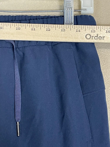 Lululemon On the Fly Crop 23 Pants size 6 True Navy Blue Pockets Drawstring NEW - Picture 18 of 19