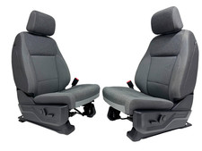 2021-2026 Ford F-150 Front Seats Xlt Mid 302a Gray Cloth Oem Dual Power Heated