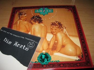 Die Ärzte LIVE Nach uns die Sinflut; drei x Vinyl + Single 1988 vollständig  RAR