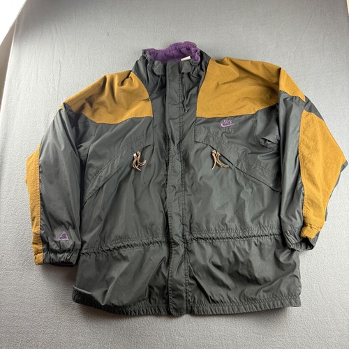 Vintage Nike ACG Jacket Men's L Black Brown Storm FIT All Conditions Gear Tech - Image 1