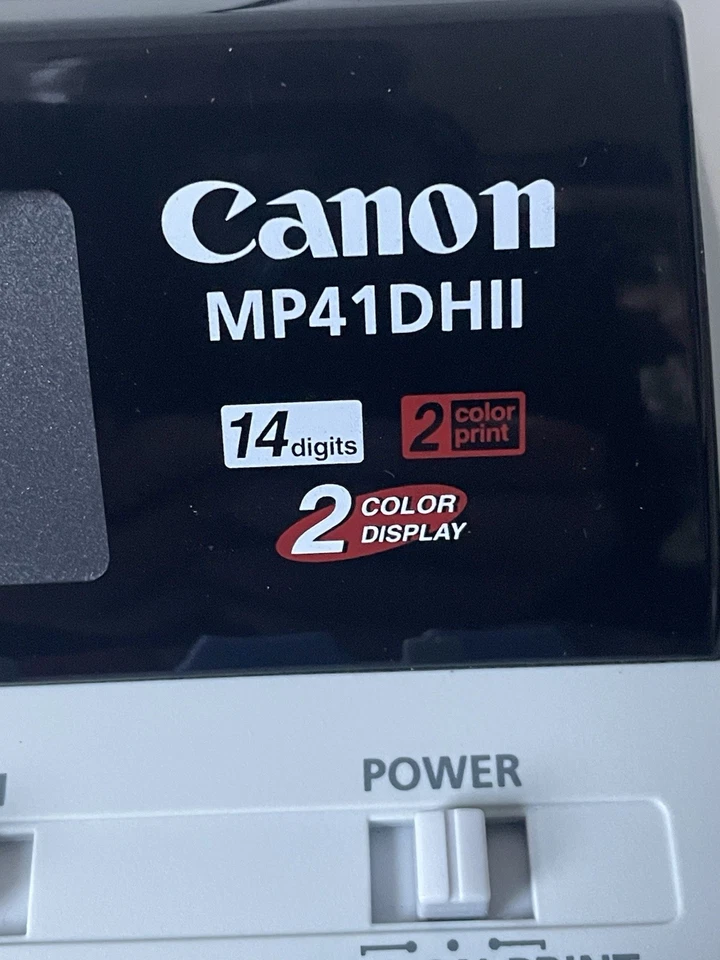 Calculadora Canon Heavy Duty Business teclas grandes y pantalla MP41DHIII NUEVA sin caja Foto 2 de 4
