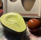 Ceramic Avocado  Salt and Pepper Shakers Set — photo 1