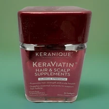 Keranique KeraViatin Hair & Scalp Health Supplement 60 Softgels