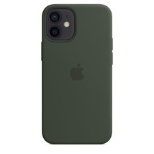 Genuine / Official Apple iPhone 12 Mini Silicone MagSafe Case - Cyprus Green