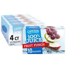 Fruit Punch Flavored 100 Juice Blend From Concentrate With Added Ingredient ...