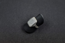 kleiner antiker Herrenring Silber 835 bez,"Peterle" RG 54/17mm um 1930 Art Deco