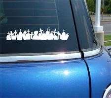GRAVEYARD TOMBSTONE HEADSTONE FUNNY CEMETERY GRAPHIC DECAL STICKER CAR WALL