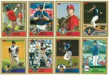 2003 Topps Traded GOLD Complete Team Set #/2003 Rookie Card FY RC First Year 03