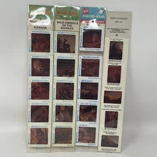 Vintage Lot Of 4 NIP Pana-Vue Slides DISNEY NATURE Animals Travel