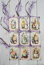 9 Easter Handmade Gift Tags Scrapbooking Junk Journals Crafts Planners