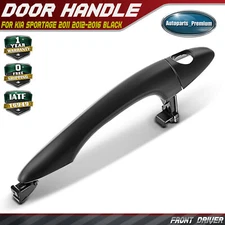 Front Driver Side Primed Black Exterior Door Handle for Kia Sportage 2011-2016