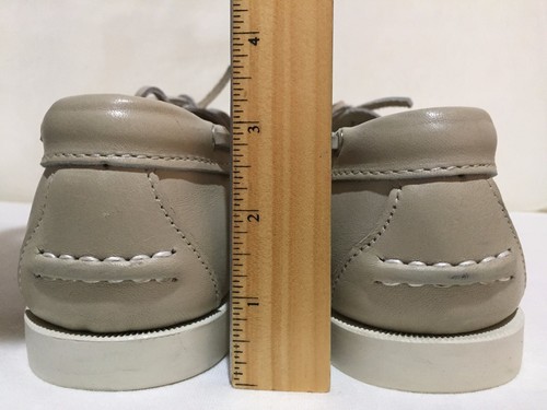GH BASS & CO OUTDOORS T 368 BEIGE LEATHER BOAT DECK LOAFERS SHOES MENS SZ 10 M - Picture 10 of 11