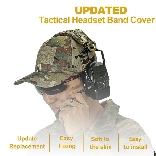 Tactical Molle Headset Cover Headband Protection Modular General Earmuff Case - Picture 11 of 22