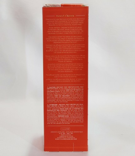 Illume Ceramic Reed Diffuser ‘Good Cheer’ Cider Cinnamon Clove Scent New in Box - Picture 4 of 7