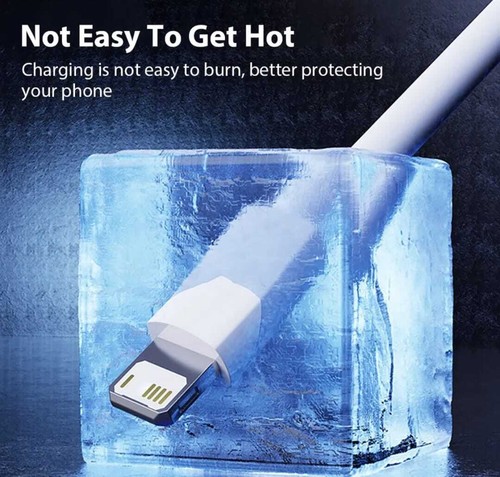 USB Fast Charging Cable For iPhone 6 7 X XR 11 12 13 14 Super Charger Lead 100W - Bild 9 von 19