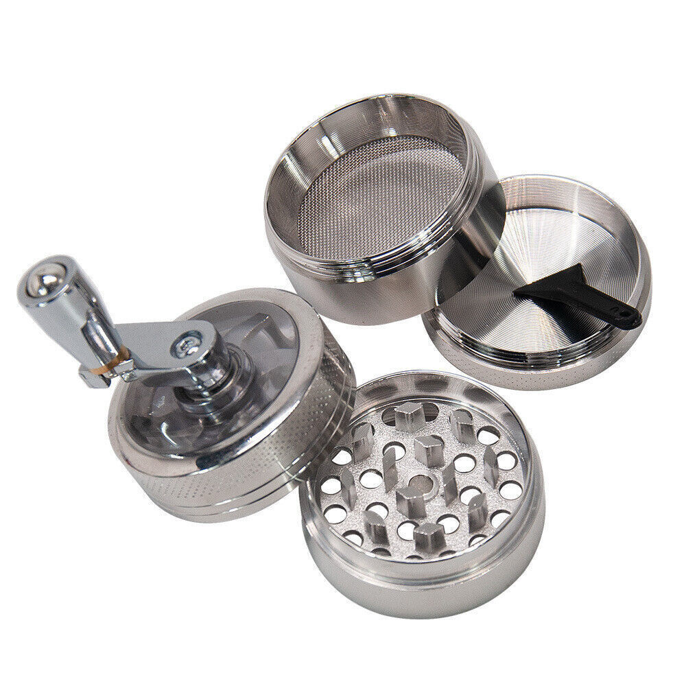 Wholesale 4 Layers Metal Tobacco Crusher Mini Hand Muller Smoke Herbal Herb Grinder Black P21165 Wholesale 4 Layers Metal Tobacco Crusher Mini Hand Muller Smoke Herbal Herb Grinder Black P21165