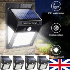 4X 30LED Solar Sensor Flood Lights Wall Outdoor Garden Path Fence Lamp Security