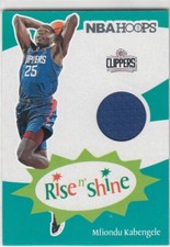 MFIONDU KABENGELE 2019-20 PANINI NBA HOOPS - RISE N SHINE MEMORABILIA -RS-M
