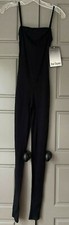 Star Styled Black Dance Foundation Camisole Unitard Adult Medium 8-10 7006